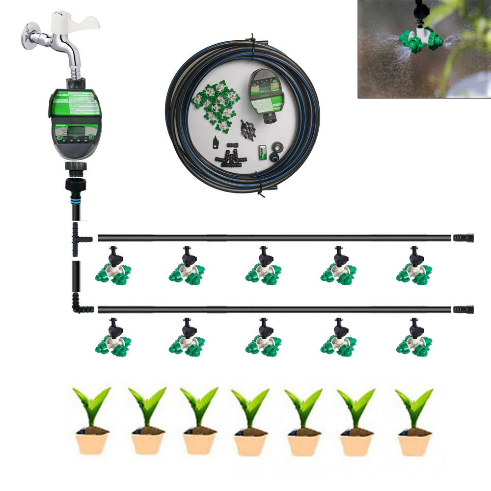 Hệ thống tưới cây hẹn giờ - Xóa bỏ nỗi lo cây chết vì quên tưới nước